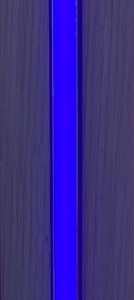 4081 LED Leuchte ALU Schiene Slim 50cm matt BLAU inkl. Netzteil