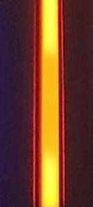 4105 LED Leuchte ALU Schiene Slim 3x50cm matt ORANGE inkl. Netzteil