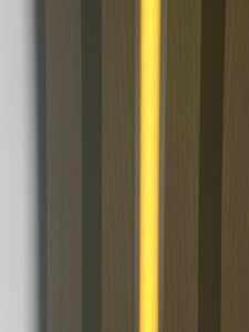 4304 LED Leuchte Kunststoff Schiene wei� 5x100cm + Netzteil Warm Wei�