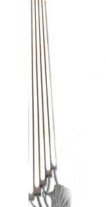 4434 LED Leuchte 5x100cm schwarze Kunststoffschiene Netzteil Kalt Wei�