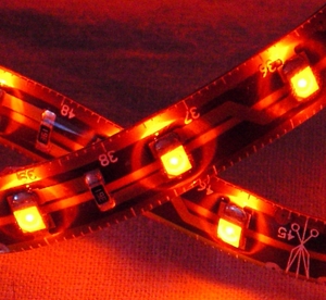 4535 LED Band 5m 300 LEDs 3528 Whiteboard orange