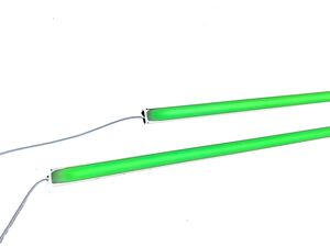 4686 LED RGB Leuchte Kunststoff-Wei� 2 x 100cm 4-Zonen Fernbedienung 