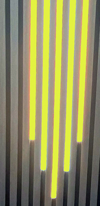 4759 LED Leuchten MIX ALU Schienen 60-80-100-80-60cm Netzteil GELB