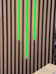 4771 SMART Leuchte ALU Schiene Slime 3x1,5m matt GR�N + Netzteil