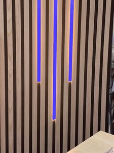 4772 SMART Leuchte ALU Schiene Slime 3x1,5m matt BLAU + Netzteil