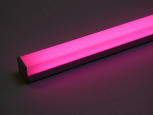 5117 LED ALU Leuchte Aufsatz wei� 3x1m Fernbedienung Netzteil Rot