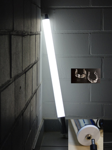 5318 LED VISION matt dimmbar Fernbed. 12 V 0,63m 38mm Neutral Wei�  