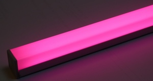 5395 LED ALU Leuchte Aufsatz wei� 6 x 50cm Fernbedienung Pink