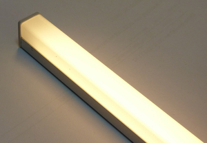 5480 LED ALU Leuchte Aufsatz wei� 6 x 50cm Fernbed. Neutral Wei�