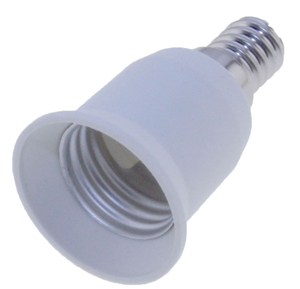 5599 Adapter von E14 auf Sockel E27 Kunststoff 230 Volt