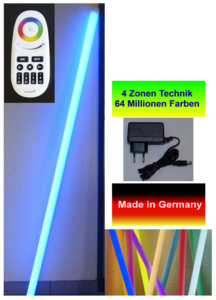 5837 LED VISION Rund 38mm 12V 1,53m 4-Zonen RGB+KaltWei�+Fernbed.