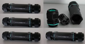 6293 Kabelverbinder 3pol. IP68 26,5mm 5er Pack 