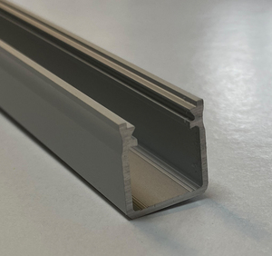 6744 ALU Profil Hoch 100 cm silber eloxiert 16 x 18 mm 