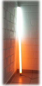 7231 LED Bunter STAB 1,53m 12 Volt 2-farbig inkl. Netzteil Orange-Wei�