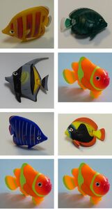 7331 Fische 8-er SET fr Wassersulen und DEKO