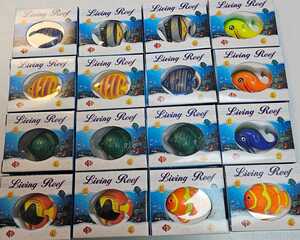 7333 Wassersulen Zubehr Fische 16-er SET fr Wassersulen und DEKO