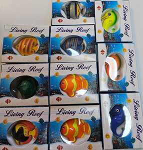 7334 Fische 10-er SET fr Wassersulen und DEKO