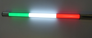 7337 LED Flaggen-Leuchte Italien 0,63m klar glatt 9W 1000lm IP20 Innen