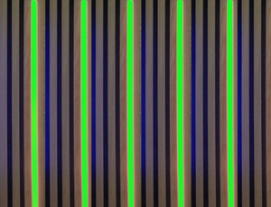 7481 LED Leuchte Kunststoffschiene wei� 5x100cm + Netzteil Gr�n