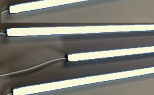 7701 LED Leuchte ALU Schiene Slim 4x1,5m matt Netzteil Warm Wei�