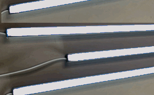 7702 LED Leuchte ALU Schiene Slim 4x1,5m matt Netzteil Neutral Wei