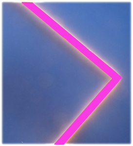 7940 LED Light Stick Pfeil Leuchte 2x0,5m 12 Volt Netzt. PINK