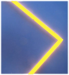 7952 LED Light Stick Pfeil Leuchte 2x0,5m 12 Volt Netzt. GELB