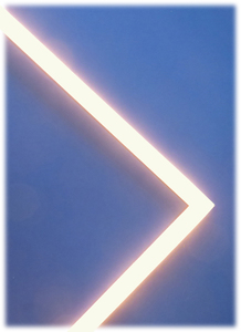 7955 LED Light Stick Pfeil Leuchte 2x0,5m 12 Volt Netzt. Neutral Wei�