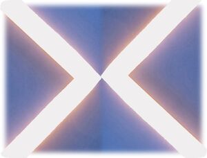 7997 LED Light Stick X-Form 4x1,0m 12 V Netzteil Kalt Wei� + Dimmer+FB
