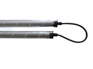 8729 Gabionen Leuchte LED 360 Grad 1,20 m warm wei� 