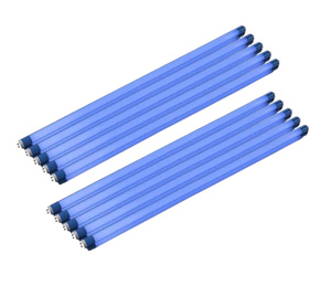 8737 LED R�hre 10erPack 230 Volt 10W T8 60cm 1000Lm Kunststoff Blau