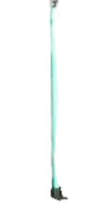 8761 LED Leuchtstab Satiniert 0,63m L�nge 800 Lumen IP44 f�r Au�en Gr�n