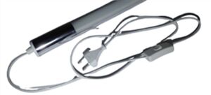 9103 Leuchtstab wei�es Kabel mit Schalter 18Watt warmwei� 1700Lm 123cm