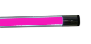 9132 Leuchtstab wei Schalter 230 Volt 24 Watt PINK 2500 Lumen 153 cm