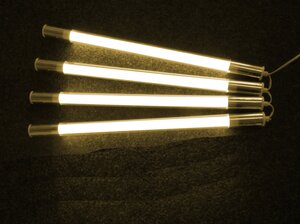 9259 LED Stab Leuchte QLS 4 x 9 Watt Leuchtst�be a 65 cm warm wei�