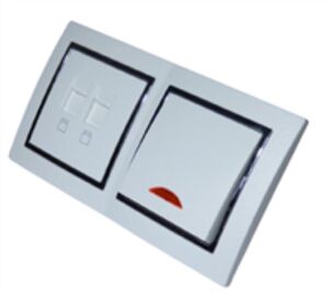 9535 Levina S 2-er 1xKontroll 1x Netzwerk silbern Rand