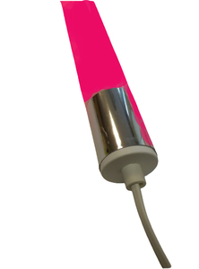 9766  LED Stab VISION 18Watt 123cm Kabel wei� Kunststoffr�hre Rot