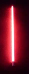 9766  LED Stab VISION 18Watt 123cm Kabel wei Kunststoffrhre Rot