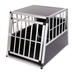 zoomundo Hundetransportbox / Kofferraumbox aus Aluminium - 1-Türig Premium