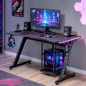MY SIT Gaming Tisch Gizmo mit LED Beleuchtung