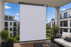 Strattore Ausziehbare Senkrechtmarkise / Vertikalmarkise 140 x 250 cm - Hellgrau