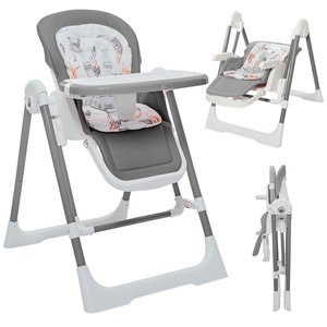 Baby Vivo 3in1 Kinderhochstuhl / Babywippe h�henverstellbar f�r Kinder - Lulu in Grau