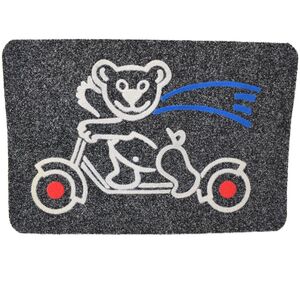 Fu�matte T�rmatte Fu�abstreifer B�rchen auf Roller 60 x 40 cm