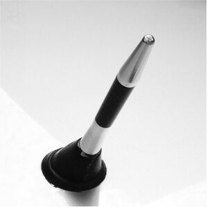 Auto Antenne Kurzstab Carbon Optik 12 cm