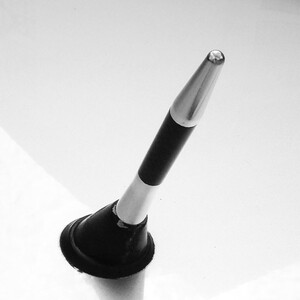 Auto Antenne Kurzstab Carbon Optik 12 cm