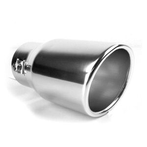 Auspuffblende Aluminium 75x145mm Endrohr Tuning Auspuffschalld�mpfer Universal