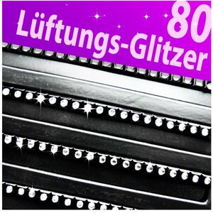 Zierleisten L�fterleisten Strass 80St�ck Selbstklebend Auto Universal Deko