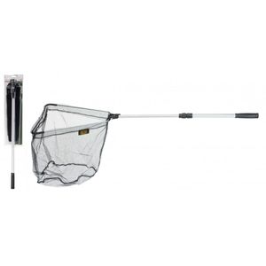 Kescher Teleskop bis 180cm Teich Angelkescher 40x40cm Trapez mit Teleskopstiel