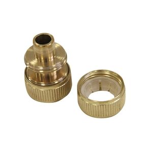 Schlauchreparator aus Messing f�r 13 mm (1/2) Gewinde Schlauchverbinder