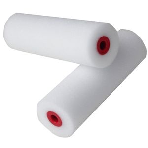 Schaumrolle 2St�ck 11cm fein Lackrolle Lackierwalze Schwammrolle Farbrollen